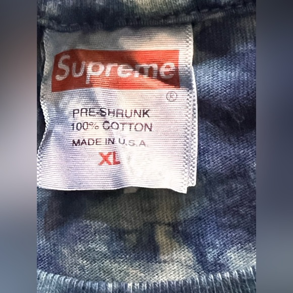 Supreme custom Tie-Dye warning tee - Picture 4 of 10